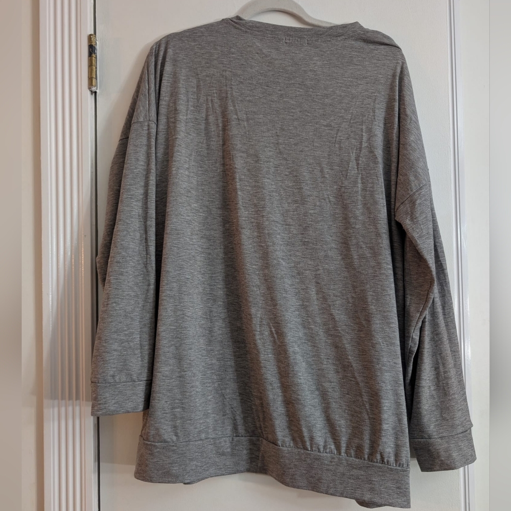 Hount Good Vibes Rainbow Long Sleeve Lightweight Sweater XL - Picture 4 of 6